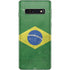 Brazil Flag Distressed Galaxy S10 Skin